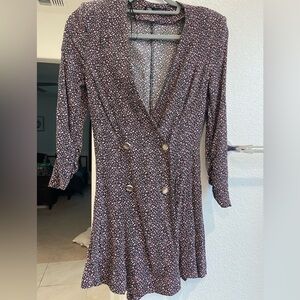 Zara flower Wrap romper skort bottom size xs